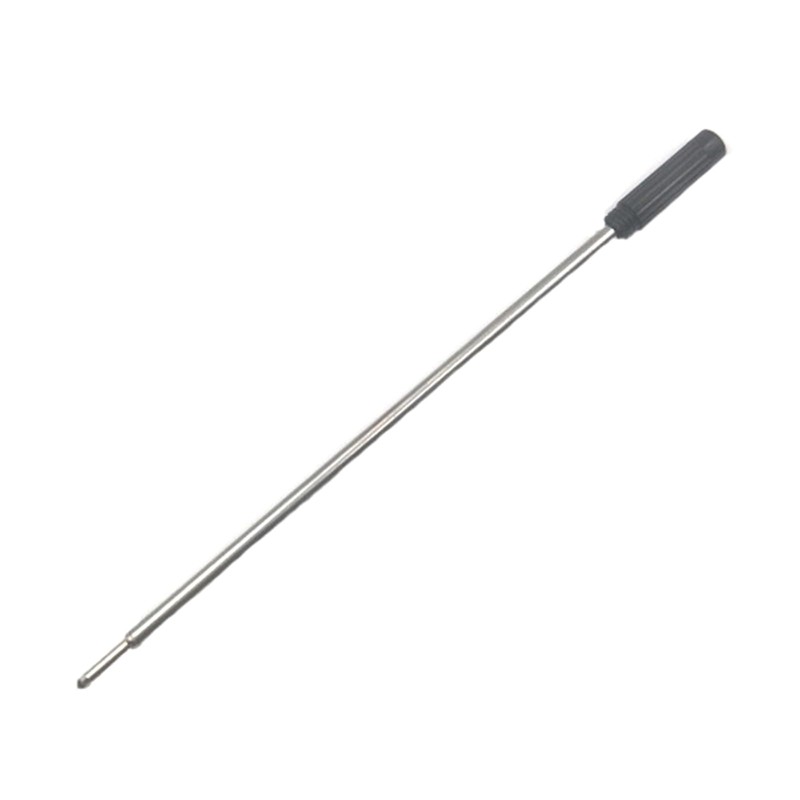 10PCS Metal Pen Refills - Blue and Black 115mm Replacement
