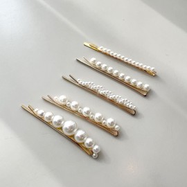 Pearl hairpin hairpin pearl pin bobby pin point accessories - 5-pearl hairpin-0.3 / 진주 머리핀 헤어핀 진주핀 실핀 포인트 악세사리 - 5-진주머리핀-0.3