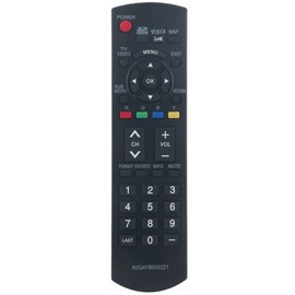 N2QAYB000221 Replacement Remote Control fit for Panasonic TV TH42PZ80U TH50PE8U TH50PX80U THC50HD18A TC32LX85U THC50FD18 THC46FD18 TH50PX80UA