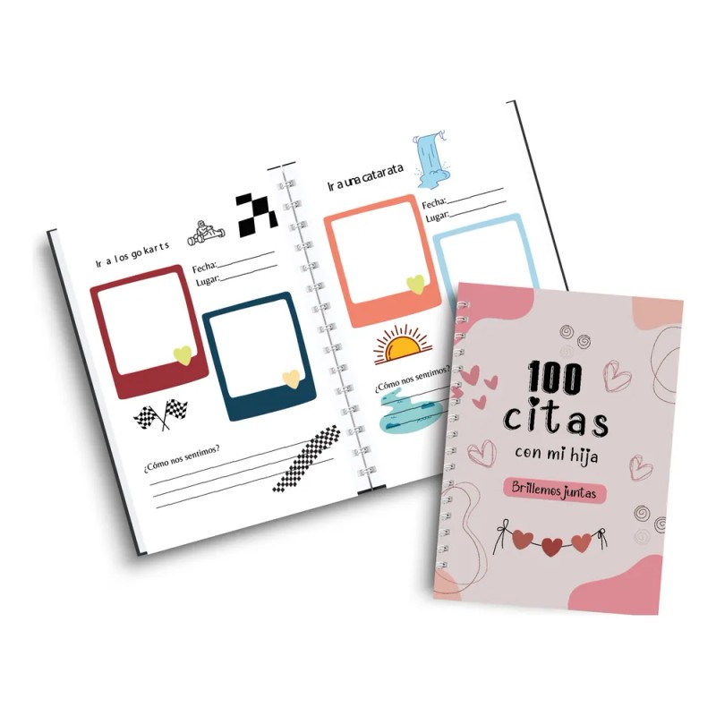 Libro 100 Citas Mamá Hija Regalo Pasta Dura Premium Sin