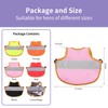 Vehipa 6 Pcs Reflective Chicken Harness Hen Saddle Apron Adjustable