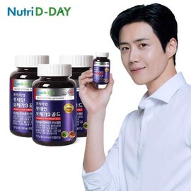Nutri D Day x (total 9 months supply) 01. Lutein Omega 3 Gold x 3 bottles / 뉴트리디데이 x (총9개월분) 01.루테인 오메가3 골드 x 3병