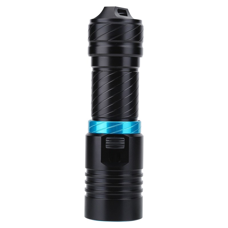50m Outdoor Underwater Portable LED Torch Aluminium Alloy Waterproof Flahlight