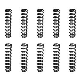 DTGN 1.2x8x35mm(DxODxL) Compression Spring - 20Pack - Good for Machinery - Spring Steel Extension Spring - Black