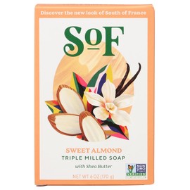 South Of France Bar Soap - Almond Gourmand - 6 oz - 1 each (Pack of 4)