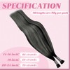 YoungSee I Tip Hair Extensions Human Hair 14 Inch Ombre