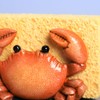 WAIT FLY Resin Crab Sponge Holder for Kitchen Sink Counter,
