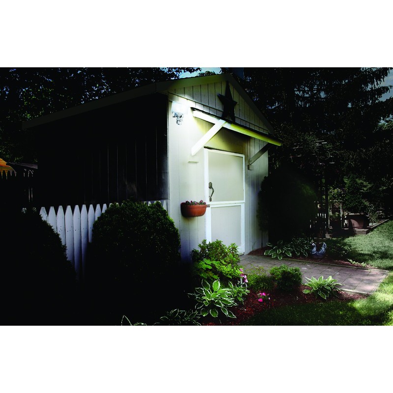 Maxsa 44640 Silver Solar Motion-Activated Security Light