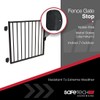 Safetech Hardware Polymer Gate Stop (2 Pack) | Damage Protection