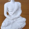 HYFAN Mini Sandstone Buddha Yoga Meditation Statue Harmonious Figurine Collectible