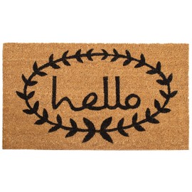 Calloway Mills AZ121811729 Southern Charm Doormat, 17" x 29", Natural/Black