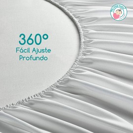 Cubre colchón Bambú Impermeable 3D Transpirable Hecho en México por Dörm (Matrimonial)