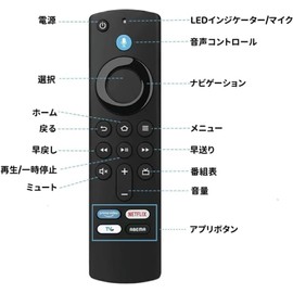 Replacement Remote Control for TV Remote Control for TV Voice Remote Stick, Includes Preset APP Button, Voice Recognition Function, TV Remote Control, Preset Replacement, Remote Control Only (L5B83G