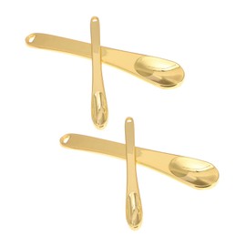 NOLITOY 4pcs Zinc Alloy Eye Cream Stick Massage Spoon Face Mask Tool Reduce Eye Puffiness Bags