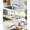 Phivan Commercial Sink Faucet 4 Inch Center Deck Mount Bar