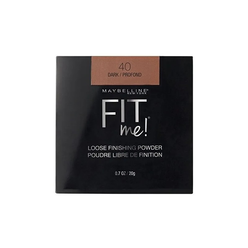 Maybelline New York Fit Me Polvo De Acabado Suelto, Oscuro