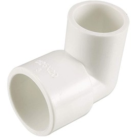TOP-VIGOR 5Pcs 25mm Slip x 20mm Slip 90 Degree PVC Pipe Fitting Elbow Connector