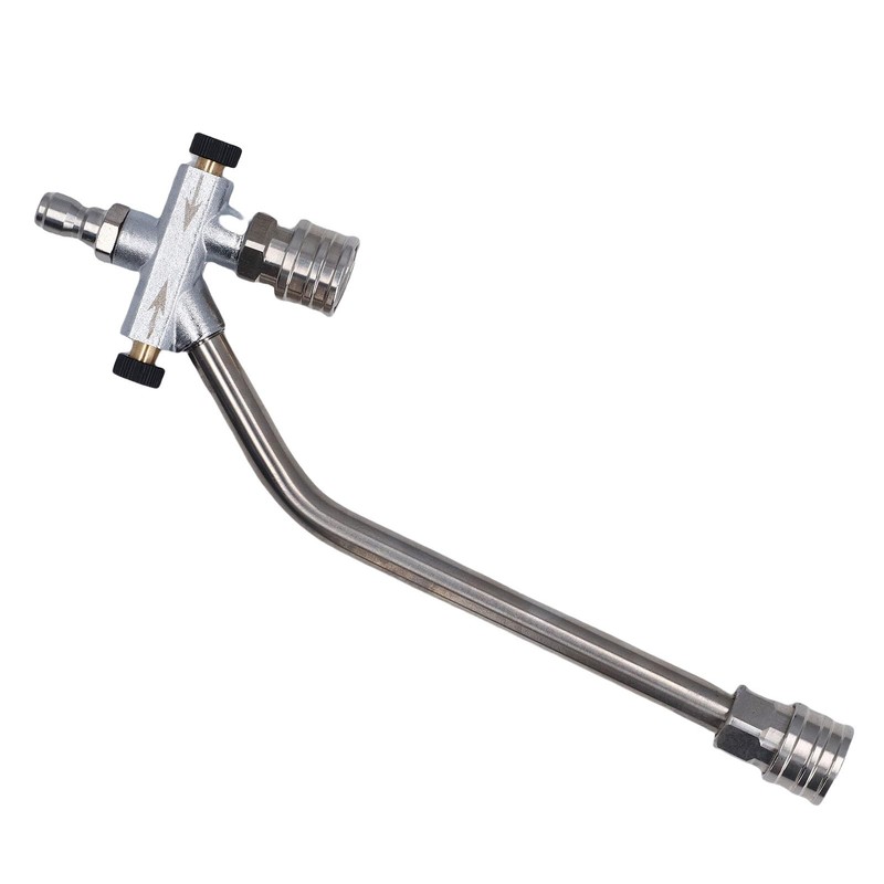 Jiawu Foam Cannon Dual Connector Accessory, Pressure Washer Double Tip
