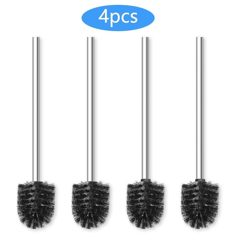 Qulable Toilet Brushes Stainless Steel Toilet Brush with Flexible Soft