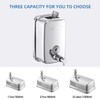 interhasa! Commercial Soap Dispenser Wall Mount 304 Stainless Steel Hand