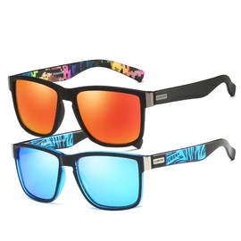 HGDGears Vintage Sonnenbrille,Männer und Frauen polarisierte Sonnenbrille,Fahren,Radfahren,Angeln,Reise Anti-UV Sonnenbrille