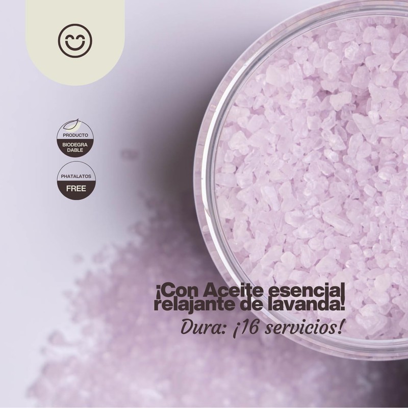 NIMBO. Sales para spa de pies con aceites esenciales. (Lavanda)