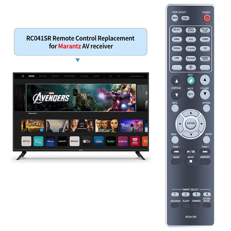 RC041SR Remote Control Replacement fit for Marantz Network Audio Receiver