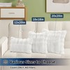 PureFit Set of 2 Faux Fur Throw Pillow Covers 12"