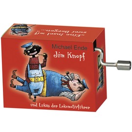 Fridolin 58358 Spieluhr Jim Knopf - Lummerlandlied, rot