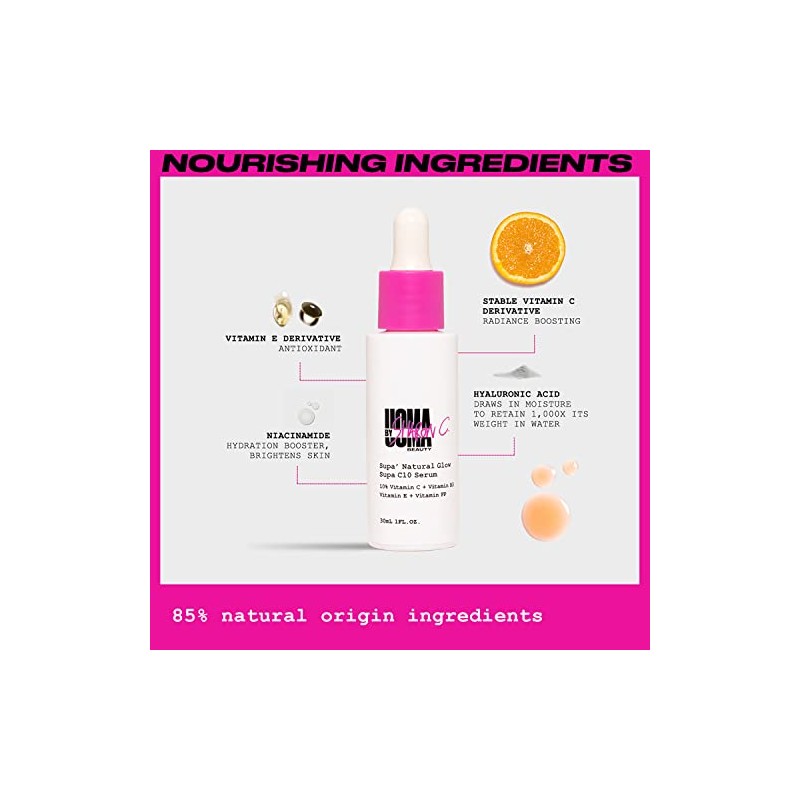 Uoma Beauty Sérum Facial De Vitamina C Con Ácido Hialurónico,