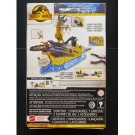 Mattel Jurassic World Dominion Minis Mosasaurus Mayhem Playset with 2 Mini Dinosaur NEW