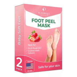 Plantifique, Mascarilla Exfoliante Para Pies - Fresa