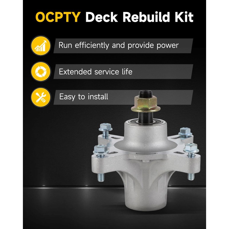 OCPTY Lawn Mower Deck Rebuild Kit, Mower Blade Rebuild Kit