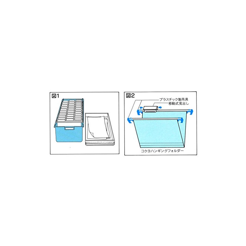 Kokuyo slip file box set B6 B6-DBS (japan import)