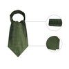 Allegra K Polka Dot Pattern Ascot Tie, Scarf, Cravat Tie,
