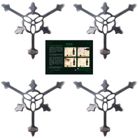 ALANDIA 4x Absinthe Spoon Gothic | Premium Quality | Made of Stainless Steel | Original 19th Century Design