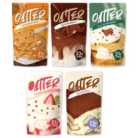 [morning [Breakfast Meal Pack] Otter Protein Overnight Oatmeal, 5 Packs, 74g / [아침 식단팩] 오터 프로틴 오버나이트 오트밀 귀리, 5개, 74g