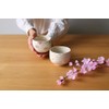 World Create, Inc. Pink Matcha Bowl: Φ3.7 x H3.0 inches