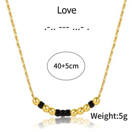 I Love You Morse Code Bracelet Couples Handmade Bracelets Evil Eye Express Your Love in a Secret Code - Morse Code 'I Love You' Bracelet & Love Necklace Set - Gift for Couples, Mother, Valentine's Day & Friendship - Dainty & Meaningful Jewelry for Her