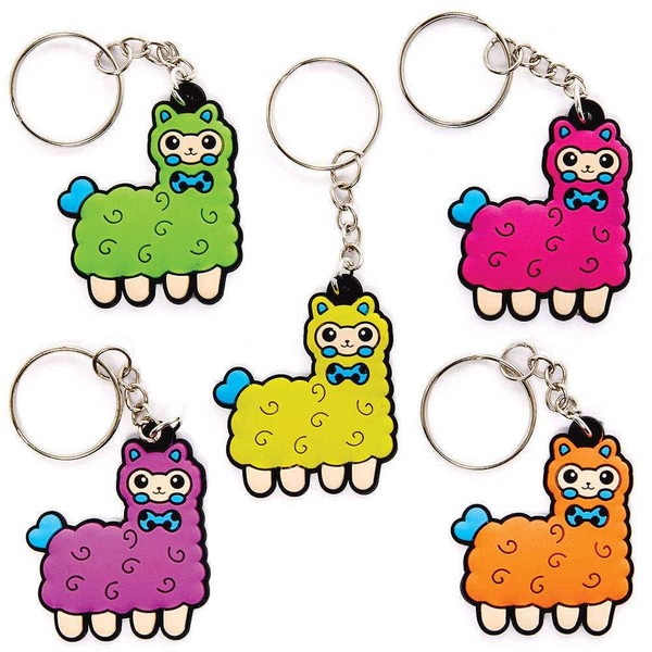Baker Ross FC949 Llama Keyrings - Pack of 10, Kids