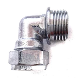 15mm x 1/2" Male Chrome Elbows