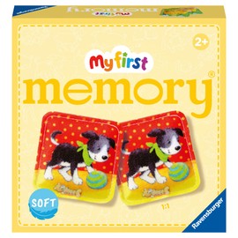 Ravensburger - 20998 - My First Memory® Plush - The Classic Memory Game with 24 Fabric Cards and Cute Animal Children, Toy from 2 Years
