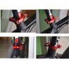 Drahtesel Bicycle Saddle Clamp Quick Release Seat Post Clamp Saddle