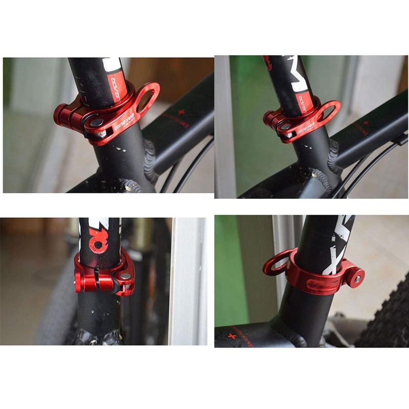 Drahtesel Bicycle Saddle Clamp Quick Release Seat Post Clamp Saddle