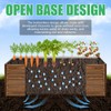 SnugNiture Galvanized Raised Garden Bed 6x3x2FT Outdoor Large Metal Planter