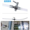 Stainless Steel Lever Valves for Air Tubes, Air Flow Control,