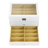 HaoYunNe Sunglasses Organizer 24 Slots Multiple Pairs Glasses Storage Case