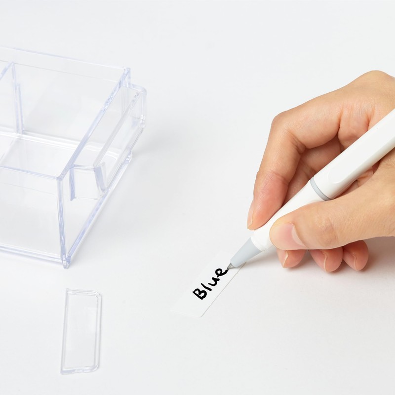 Blue Ginkgo Medium 16-Drawer Cabinet – Stackable Clear Organizer for