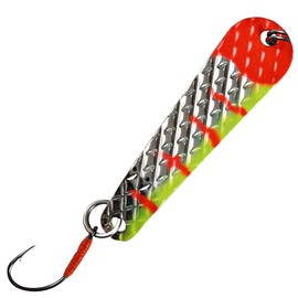 Paladin Unisex - Adult Angle Spoon 3.7g Trout Spoon, Silver-Yellow