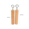 OUKENS Wooden Pull-Up Handles, Comfortable Handles for Building Muscle Strength,